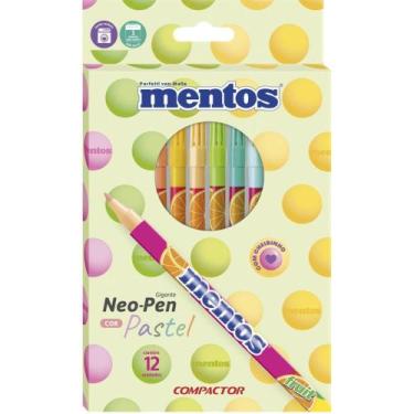 Imagem de Caneta Hidrografica Neo Pen Mentos GIG. 12COR PAST PCT.C/05 - Compacto