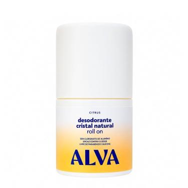 Imagem de Desodorante Roll On Cristal Natural Citrus Controle de Odor sem Álcool 50ML Alva