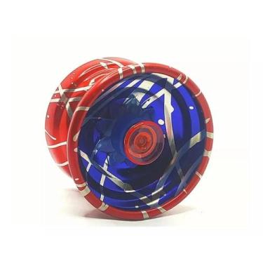 Imagem de Io-iô Yoyo Alumínio Com Rolamento - Fenix 379 - Fenix Brinquedos, Verm