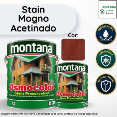 Imagem de Stain Osmocolor Mogno Acetinado 3,6L Montana  Proteção e Acabamento Pr