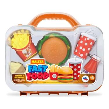 Imagem de Maleta Infantil Fast Food Faz de Conta - Paki Toys, 1