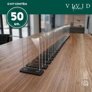 Imagem de Kit Troféu Acrílico Quadrado 10x15cm Personalização Premium para Premi