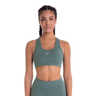 Imagem de Top de Treino Mizuno Essence Feminino, P, Azul