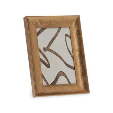 Imagem de Porta Retrato 10x15 Super Gold 20cm Mart Decoração Casa
