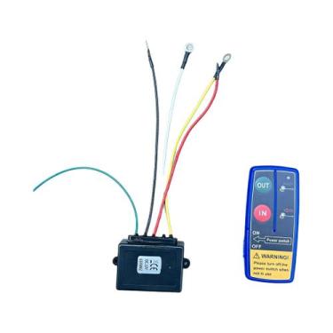 Imagem de Controle Remoto Sem Fio Para Guincho Elétrico 24V 12V Para Jeep, ATV, 