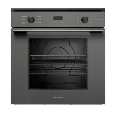 Imagem de Forno De Embutir Elétrico 84 Litros Com Air Fryer Pro Cinza Brastemp - Box84ar 110V
