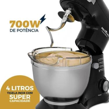 Imagem de Batedeira Planetária Britânia BBP70A 4L 220V Preto 12 Velocidades, 220