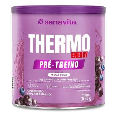 Imagem de Termogênico Thermo Energy 300g - Sanavita Sabor Frutas Roxas - Congrat