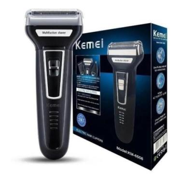 Imagem de Barbeador Cortador de Cabelo 3 em 1 Kemei Bivolt Pro - Sem marca