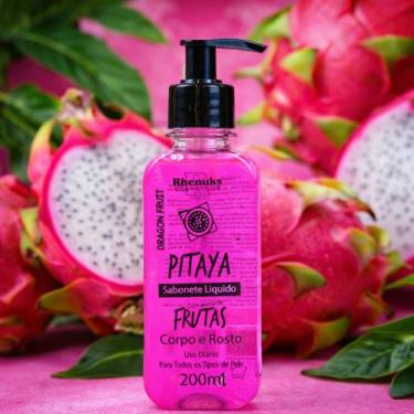 Imagem de Sabonete Líquido Pitaya Rhenuks 200ml Perfumado Corporal Uso Diário Fr