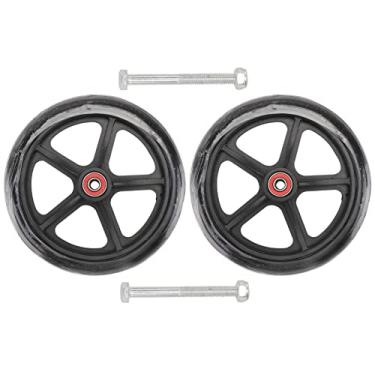 Imagem de 2 Unidades 7 Cadeira De Rodas Roda Dianteira Andar De Carro Roda Dianteira Da Cadeira De Rodas Roda De Substituição Roda De Rolamento Caminhantes Liga Andador Cadeira De Escritório