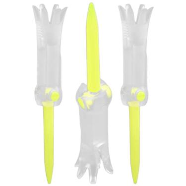 Imagem de Camiseta de golfe dobrável para treinamento, borracha macia Material 6 Garra Design de alto desempenho para treinamento anti-vôo.(amarelo)