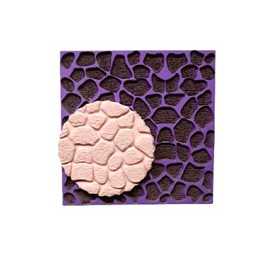 Imagem de TX25 MARCADOR TEXTURA GIRAFA PASTA AMERICANA CONFEITARIA BISCUIT