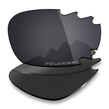 Imagem de Mryok Lentes de substituição para Oakley Racing Jacket ventilado – Opções, Anticorrosão polarizada – Stealth Black, One Size