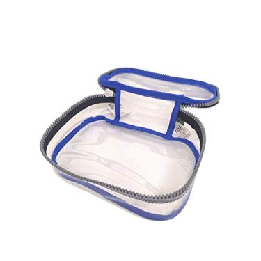 Imagem de Estojo escolar box azul transparente Fizz