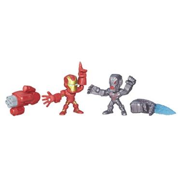 Imagem de Marvel Super Hero Mashers Micro Homem de Ferro vs. Ultron Pacote com 2
