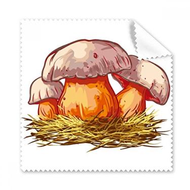 Imagem de Pano de limpeza com ilustração de cogumelo azul fofo, 5 peças