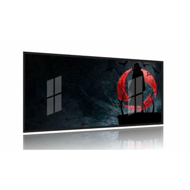 Imagem de Quadro  Decorativo Naruto - Uchiha Itachi -130x60  Moldura Preta 2x2