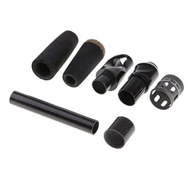 Imagem de Simhoa Conjunto de peças de haste haste com alça giratória busca de arte isca pesca pesca - assento giratório