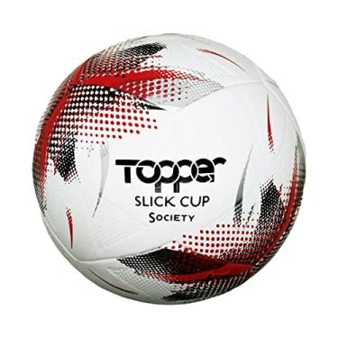 Imagem de Bola Futebol Campo Society Topper Slick Cup PU Power Tecnofusion Resistente 7114