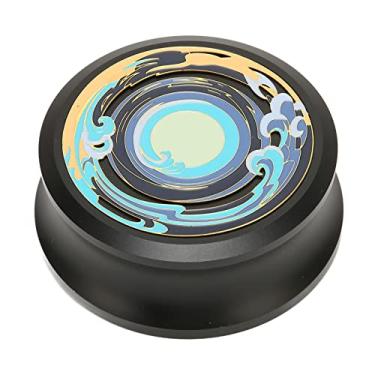 Imagem de Estabilizador de disco HiFi LP, estabilizador de peso de disco, estabilizador de disco de vinil profissional com almofada inferior de silicone para toca-discos LP, amortecimento de vibração (preto)