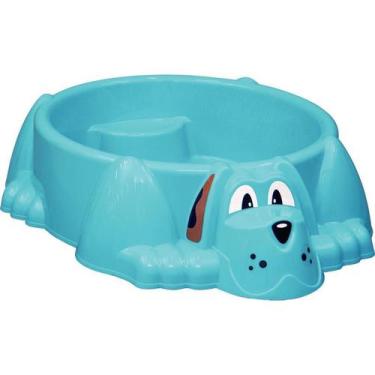 Imagem de Piscina Infantil Em Plastico Aquadog Azul - Tramontina
