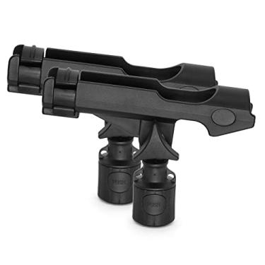 Imagem de Suporte para vara de pescar,Suporte de vara de pesca ajustável Suporte de vara de pesca para a maioria dos trilhos de caiaque