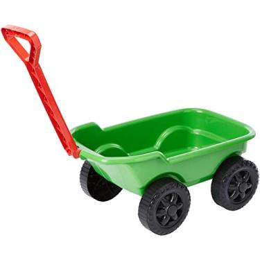 Imagem de Carrinho De Praia Trolley Verde Com Acessórios Para Praia