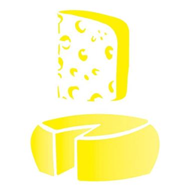 Imagem de Stencil de Acetato para Pintura OPA Simples 15 x 20 cm - 2174 Queijo