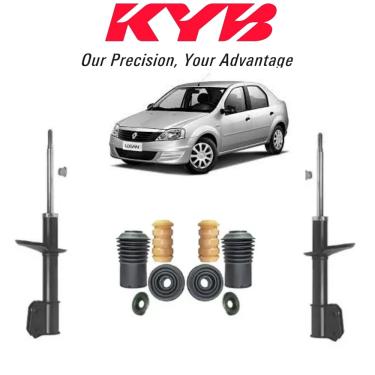 Imagem de 2 Amortecedor LD/LE Dianteiro+Kit Completo Renault Logan 1.0/1.6 2011 2012
