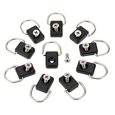 Imagem de Tingpai Caiaque de alta qu dade 10pcs D anéis Rigging mento pa barco canoa caiaque acessórios