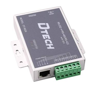 Imagem de DTech Conversor RS232 para RS485 RS422 com adaptador de alimentação de placa terminal de porta serial RJ45 - 2,5 kV
