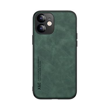 Imagem de Kepuch Silklike Capa para iPhone 12 Mini 5.4" - Case Placa de Metal Embutida para iPhone 12 Mini 5.4" - Verde