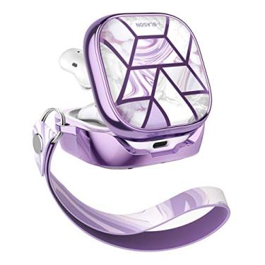 Imagem de i-Blason Capa Cosmo para Galaxy Buds Pro/Buds 2 Pro, capa protetora estilosa de corpo inteiro (Ametista)
