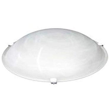 Imagem de Plafon Redondo Jurerê Vidro Fosco 30cm E27 Taschibra