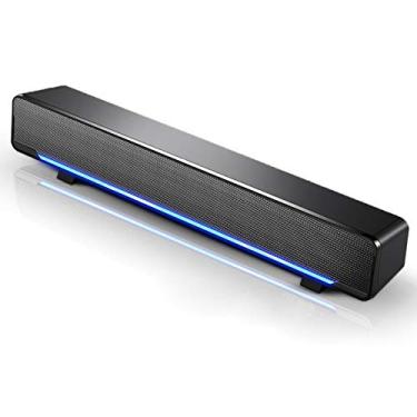 Alto-falante usb 3.5mm computador desktop pc portátil mini soundbar para  windows som estéreo jogo de música telefone inteligente - AliExpress