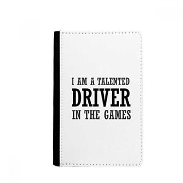 Imagem de Porta-passaporte I Am A Tallented Driver In The Games Notecase Burse carteira porta-cartões