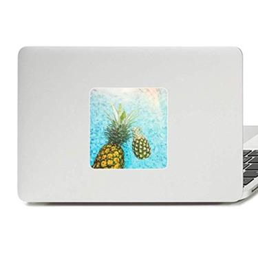 Imagem de Adesivo de vinil para laptop com imagem de abacaxi e frutas vermelhas azul para decoração de PC