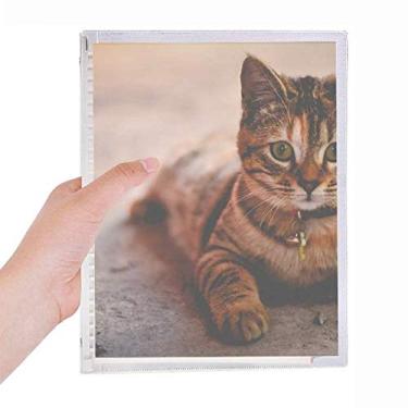 Imagem de Caderno de fotografias de gatos silenciosos com folhas soltas e diários recarregáveis