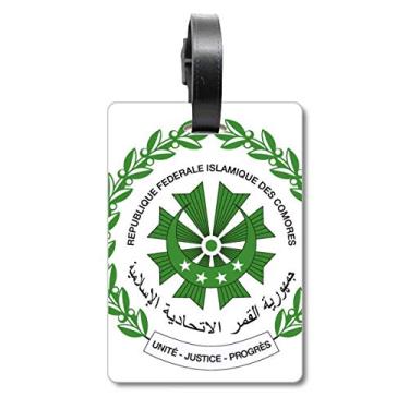 Imagem de Moroni Comoros Nacional Emblema para Mala Etiqueta de Bagagem Etiqueta para Bagagem