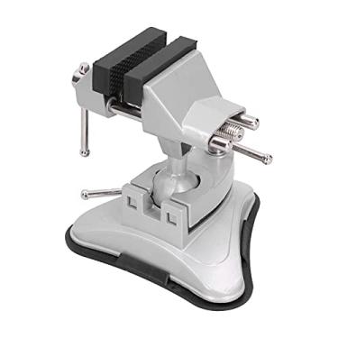 Imagem de SNOQ Torno de Bancada, Vice de Bancada Prático com Base de Ventosa para Pintura e Artesanato