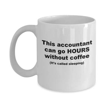 Imagem de Caneca de contador divertida ideia de xícara de café para gerentes