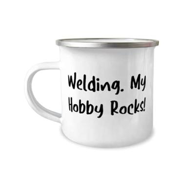 Imagem de Presentes de soldagem de amor, soldagem My Hobby Rocks!, Caneca de camper de 355 ml