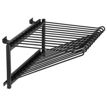 Imagem de Calceiro Deslizante Tubular Preto 12 Calças Lateral Schmitt