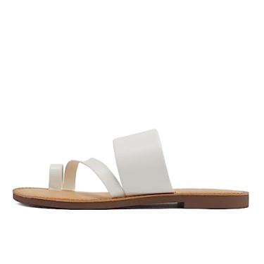 Imagem de Soda Joan Sandália feminina de dedo aberto sem cadarço, Branco, 37