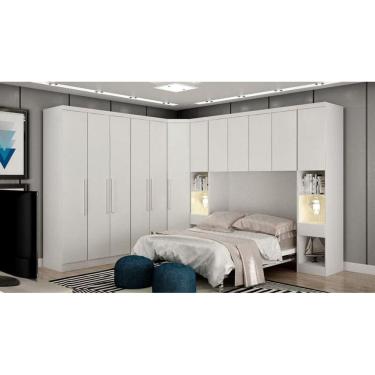 Imagem de Modulado Casal Completo 6 Portas 8 Gavetas - Rizon-Branco - Móveis Novo Horizonte