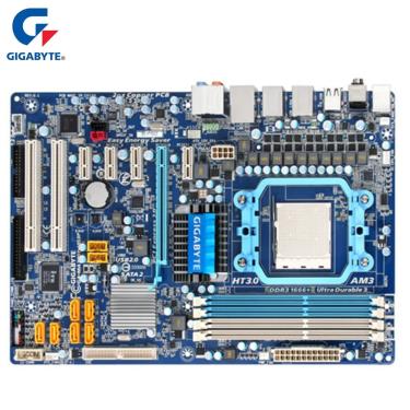 Imagem de Gigabyte-Motherboard para AMD 770  Desktop Mainboard  Sistema Board Usado  DDR3  USB2.0  soquete