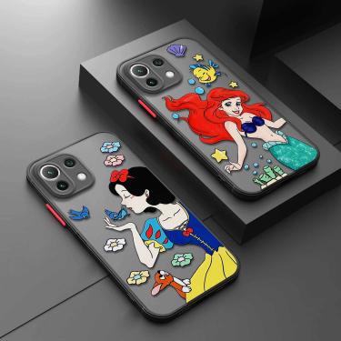 Imagem de Capa de telefone Disney Sereia Ariel Princesa  Capa de telefone fosco para Xiaomi POCO X3 NFC X4 X5
