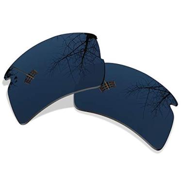 Imagem de Bsymbo Lentes pretas de substituição para óculos de sol Oakley Flak 2.0 OO9295