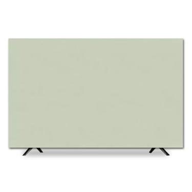 Imagem de Capa contra poeira para TV de 32 a 75 polegadas, tecidos de poliéster elástico, capa para monitor de TV para ambientes internos e externos, cores puras, várias opções de tamanhos